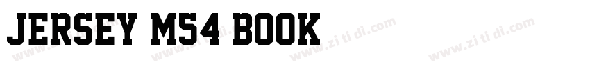 Jersey M54 Book字体转换
